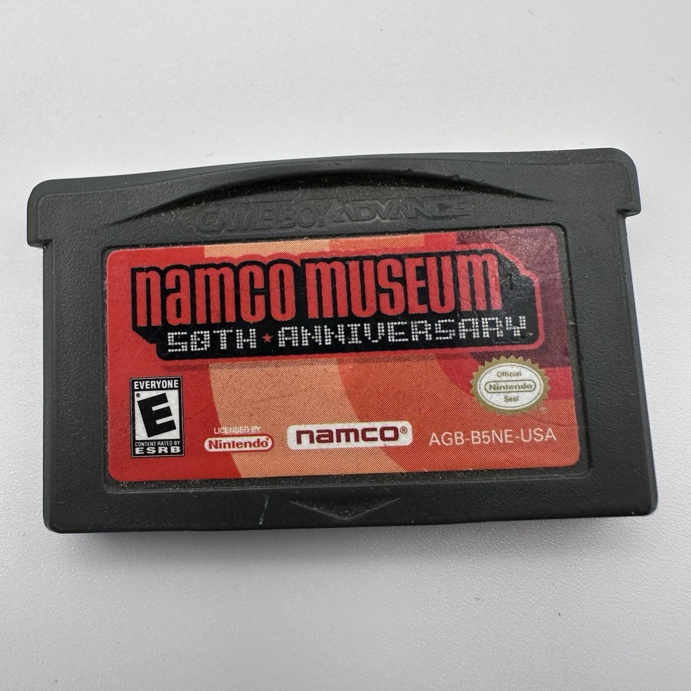 Namco Museum 50th Anniversary (Game Boy Advance GBA, 2005) Authentic Tested!